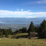 Lac Leman, Mt. Blanc & the Alps