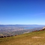 Geneva, Lac Leman and the Jura behind