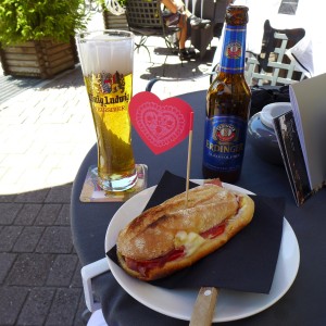 simple lunch in Corvara
