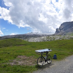 view to Tsanfleuron glacier