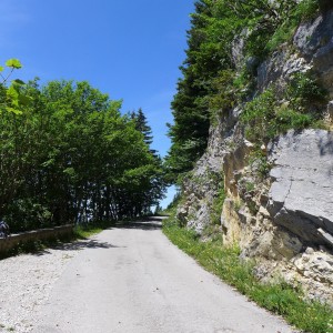 road after tunnel
